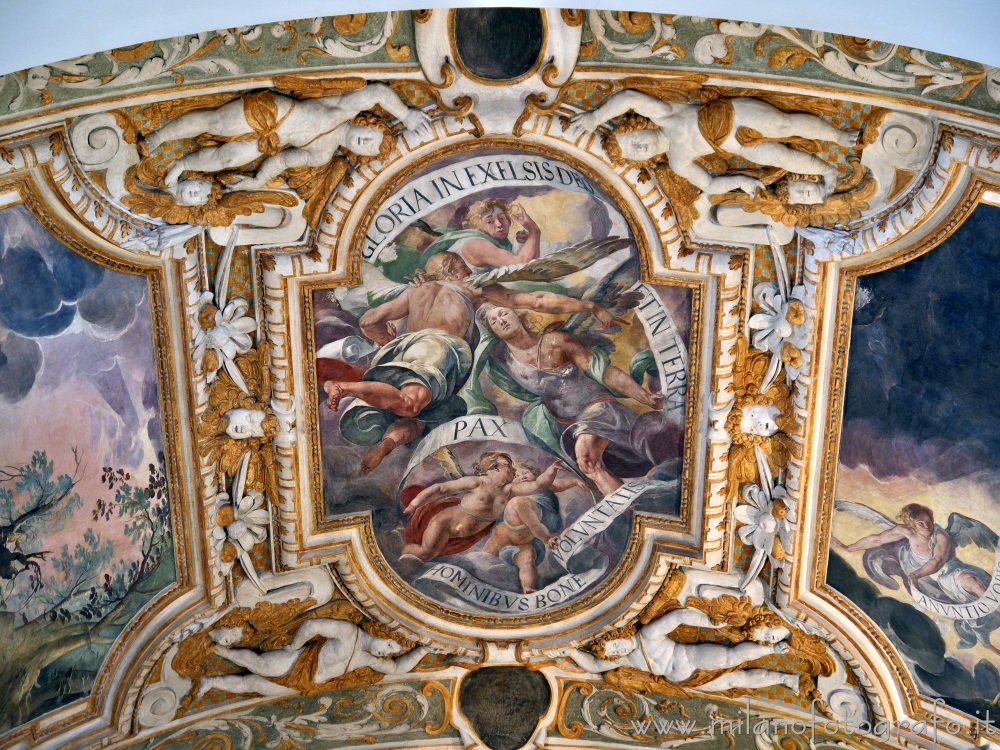 Milano - Affreschi sulla volta del coro della Chiesa di Santa Maria della Pace